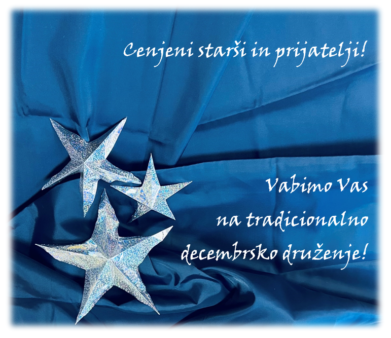 Vabilo na tradicionalno decembrsko druženje