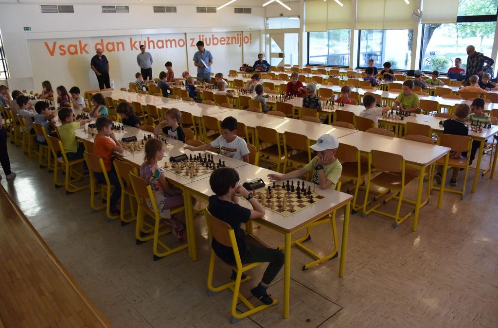 Šahovsko prvenstvo osnovnih šol Ljubljane in 4 odlična mesta